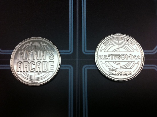 New Flynn's Arcade Token at ElecTRONica New Flynn's Arcade Token at ElecTRONica