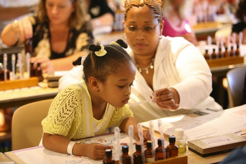 In Villefranche, families can create one-of-a-kind aromatic masterpieces at a perfume factory