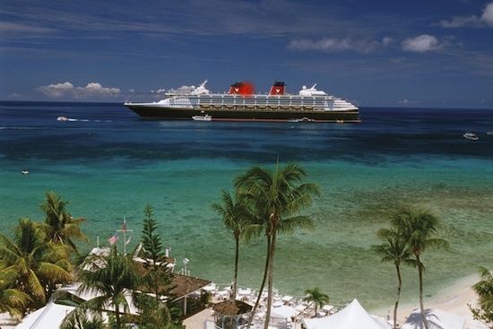 The Disney Magic Visits Grand Cayman, One of the Destinations the Disney Fantasy Will Call On In 2012. The Disney Magic Visits Grand Cayman, One of the Destinations the Disney Fantasy Will Call On In 2012.