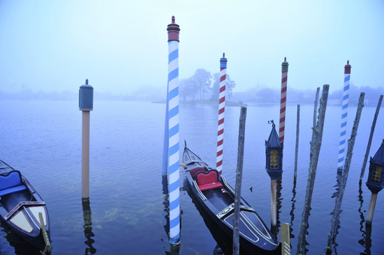 A Foggy Morning at Epcot