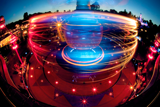 Things That Spin in the Night – A Different Perspective at Disneyland Park