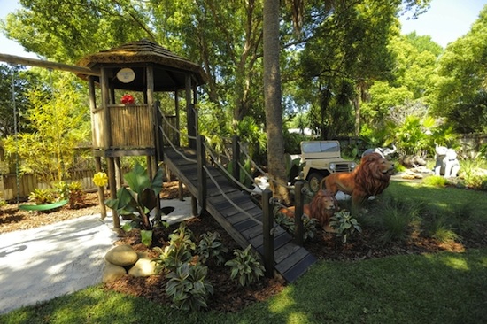 Disney’s Animal Kingdom Comes to Life in the Parker Family’s Yard
