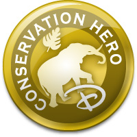 Gowalla Conservation Hero Gold Stamp