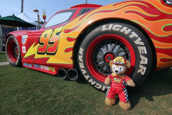 Duffy Wearing His ‘Cars’ Outfit