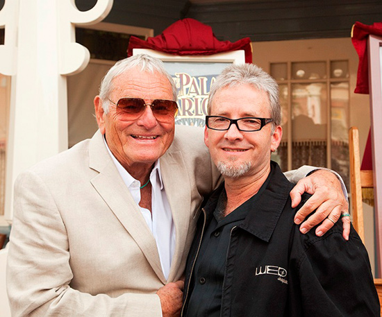Rolly Crump (left) and Chris Crump (right) at the 2009 dedication of a Main Street, U.S.A., window in Rolly's honor. Rolly Crump (left) and Chris Crump (right) at the 2009 dedication of a Main Street, U.S.A., window in Rolly's honor.