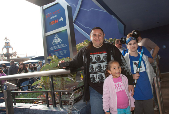 Star Tours Fans, Samantha and Her Father, Ramon Star Tours Fans, Samantha and Her Father, Ramon