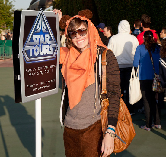 Miki, From Covina, Ca., Wearing an Ewok Costume Miki, From Covina, Ca., Wearing an Ewok Costume