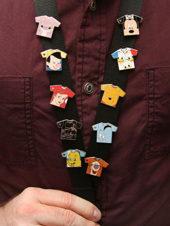Hidden Mickey Tee-Shirt Pins Coming to Disney Parks Hidden Mickey Tee-Shirt Pins Coming to Disney Parks