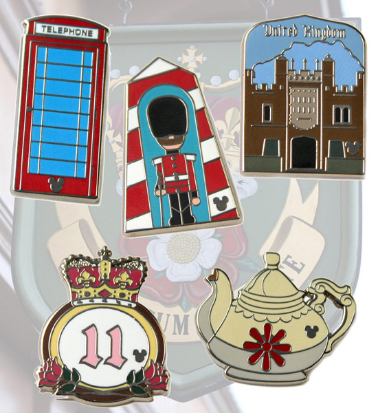 Hidden Mickey United Kingdom Pins Coming to Disney Parks Hidden Mickey United Kingdom Pins Coming to Disney Parks
