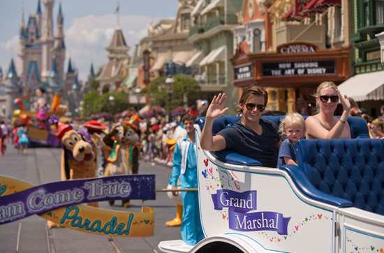 Indy 500 Winner Dan Wheldon as Grand Marshal at Magic Kingdom Park Indy 500 Winner Dan Wheldon as Grand Marshal at Magic Kingdom Park