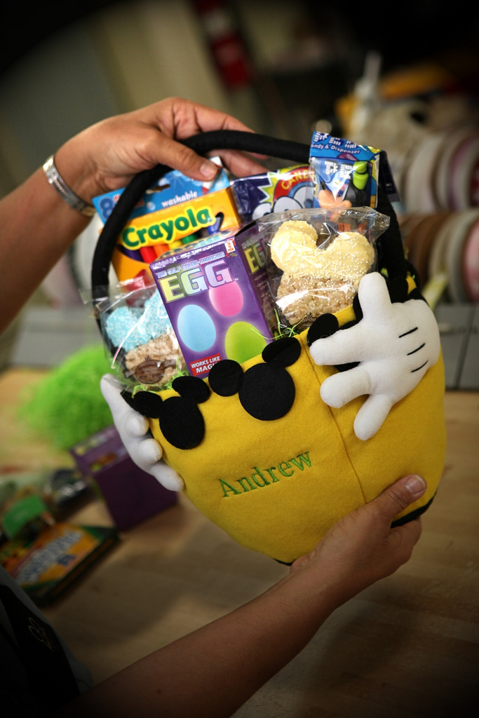 Yellow Easter Basket