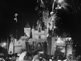 Fireworks at Disneyland Park