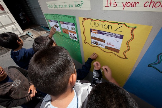 Children Voting for Their KaBOOM! Playground in Anaheim