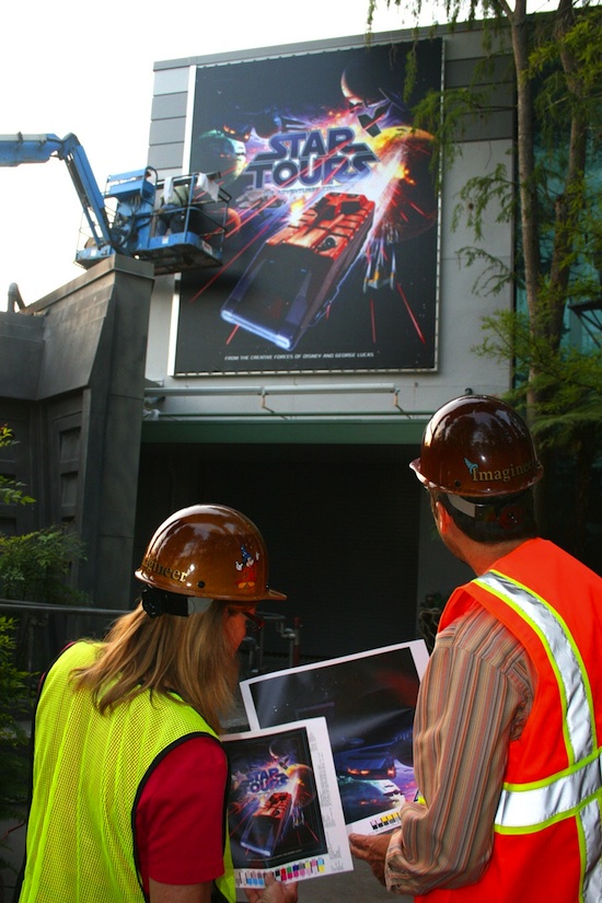 The marquee is installed at Disney's Hollywood Studios - May 4, 2011