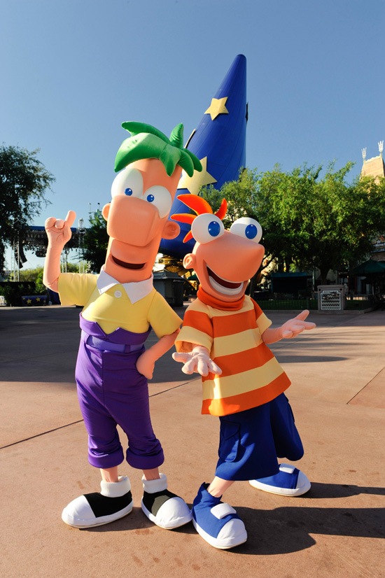 Disney Channel Duo Phineas and Ferb at Disney's Hollywood Studios Disney Channel Duo Phineas and Ferb at Disney's Hollywood Studios