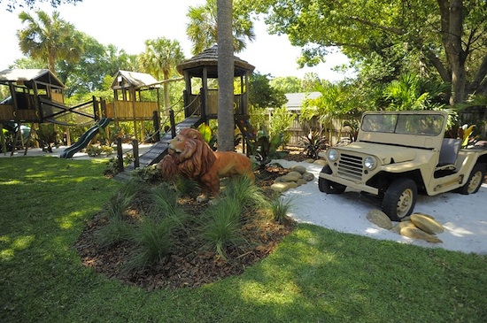 Disney’s Animal Kingdom Comes to Life in the Parker Family’s Yard