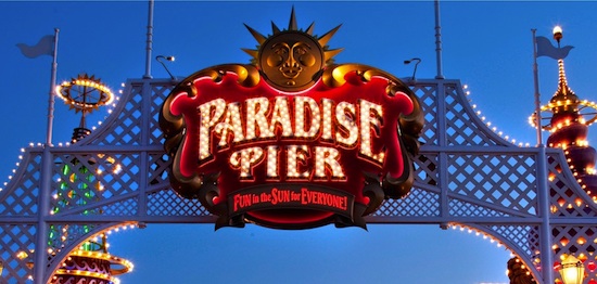 Paradise Pier at Disney California Adventure Park