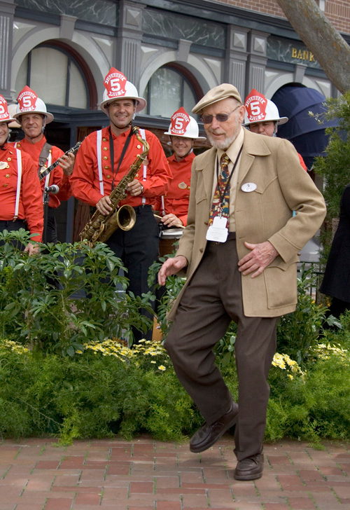 Wally Boag at the opening of “Disneyland: The First Magical 50 Years,” May 2005 Wally Boag at the opening of “Disneyland: The First Magical 50 Years,” May 2005