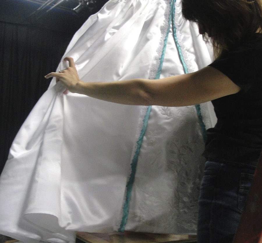 First Look at the Royal Wedding Dress - Ariel’s, That Is