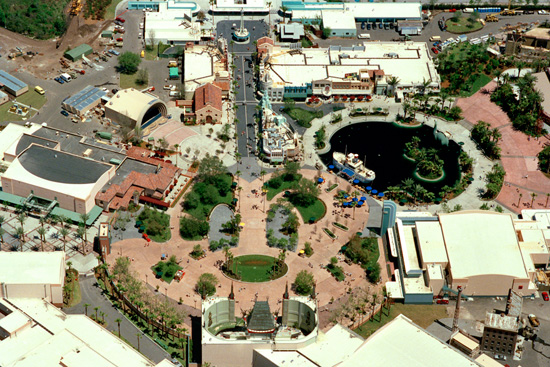 Aerial View of Disney's Hollywood Studios in March 1989 Aerial View of Disney's Hollywood Studios in March 1989