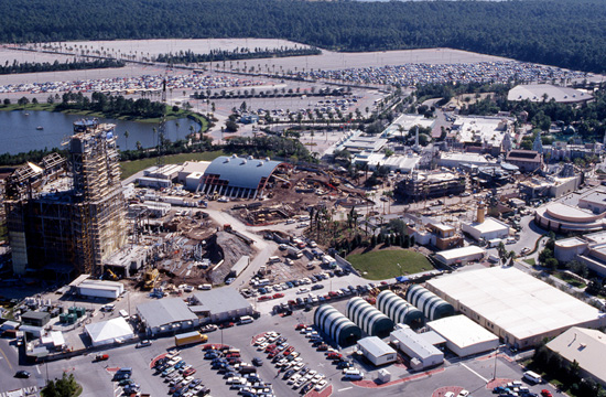 Aerial Look at Sunset Boulevard Under Construction in November 1993 Aerial Look at Sunset Boulevard Under Construction in November 1993