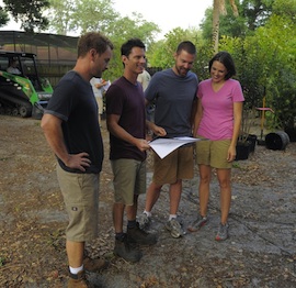Parkers Seeing<br />
Their Backyard Plan Revealed for the First Time