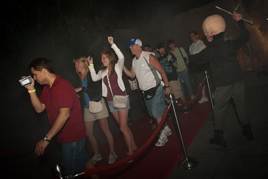 Guests Arrive at the Star Tours Meet-Up at Disney's Hollywood Studios Guests Arrive at the Star Tours Meet-Up at Disney's Hollywood Studios