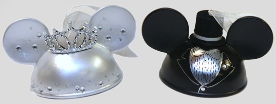 Wedding Ear Hat Ornaments from Disney Parks Merchandise