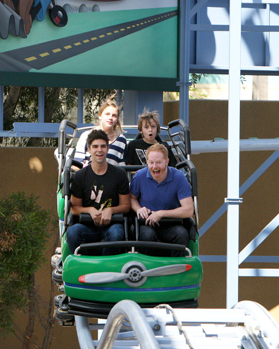 'Modern Family' Star Jesse Tyler Ferguson Visits Disney California Adventure Park 'Modern Family' Star Jesse Tyler Ferguson Visits Disney California Adventure Park