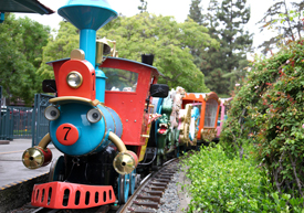 Present- Day Casey Jr. Circus Train at Disneyland Resort