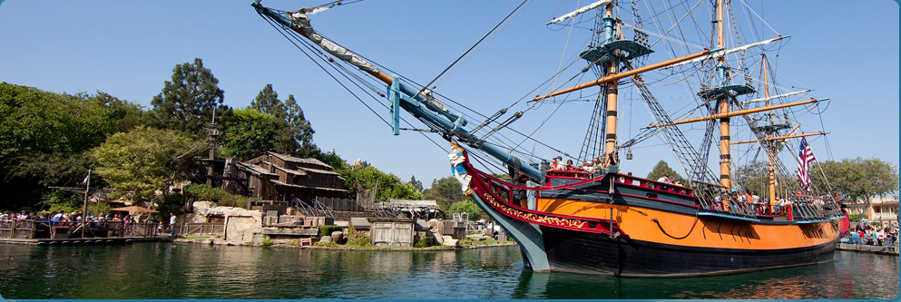Sailing Ship Columbia at Disneyland Park