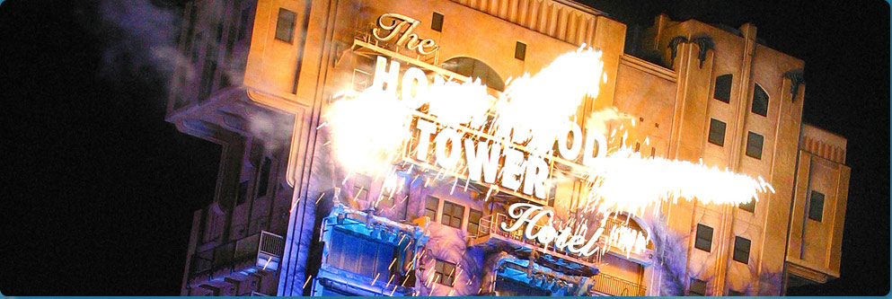 The Twilight Zone Tower of Terror at Disney California Adventure Park