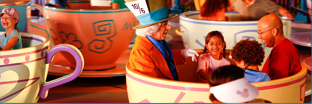 Mad Tea Party at Disney Parks