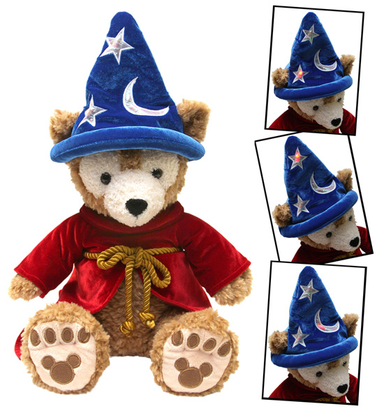 Duffy The Disney Bear in Sorcerer Mickey Costume