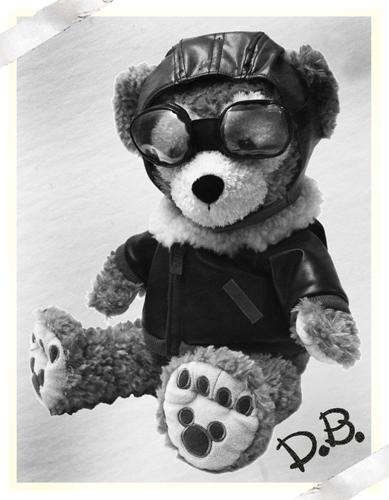 Duffy The Disney Bear in Aviator Costume