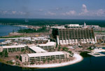 Construction of Disney’s Contemporary Resort