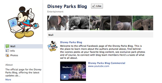 Disney Parks Blog Facebook Page