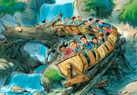 The Seven Dwarf Mine Train will whisk guests along a twisting track through a diamond mine.