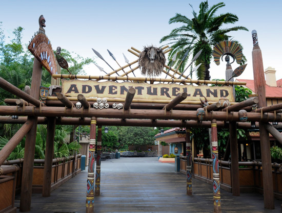 Adventureland Sign at Magic Kingdom Park at the Walt Disney World Resort Adventureland Sign at Magic Kingdom Park at the Walt Disney World Resort