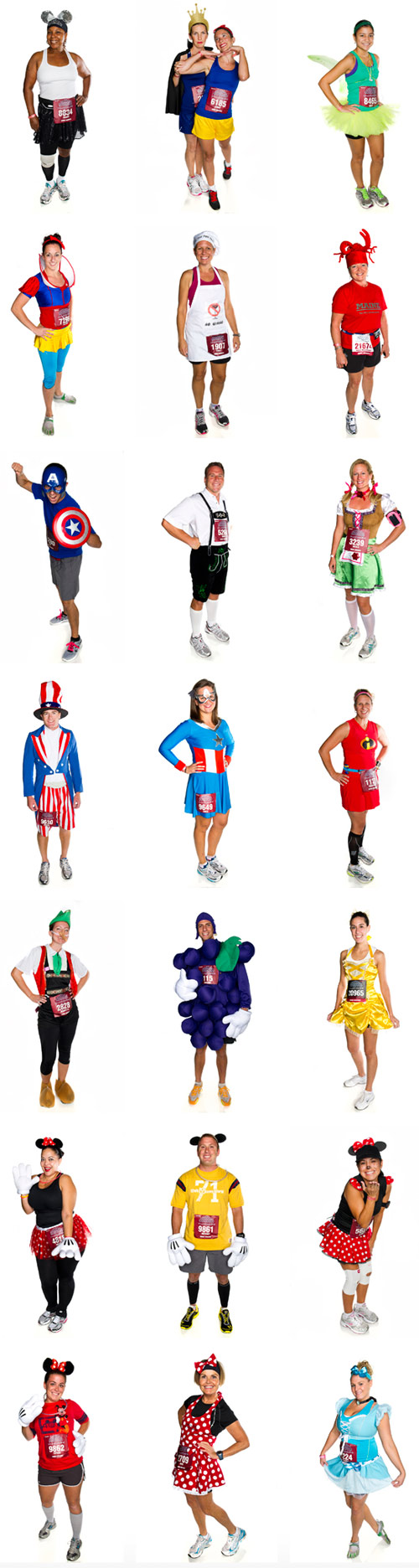 Costumes at the Disney Wine & Dine Half Marathon
