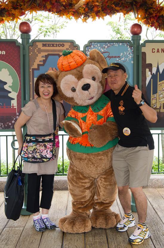 Making Halloween Memories With Duffy the Disney Bear at Epcot