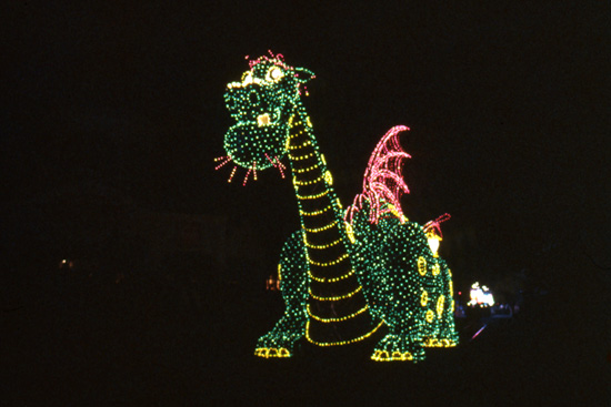 Elliot from ‘Pete’s Dragon’ Makes His Debut at the Main Street Electrical Parade at Walt Disney World