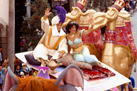 Prince Ali and Princess Jasmine in Aladdin’s Royal Caravan Parade at Walt Disney World Resort