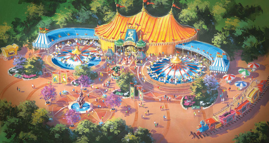 New Dumbo Attraction at Walt Disney World