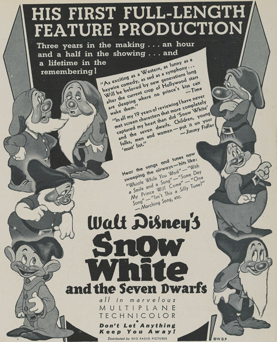 Opening Night, 1937: ‘Snow White and the Seven Dwarfs’ Premieres at Carthay Circle Theatre
