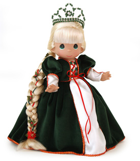 Rapunzel Precious Moments Holiday Doll from Disney Theme Park Merchandise Rapunzel Precious Moments Holiday Doll from Disney Theme Park Merchandise