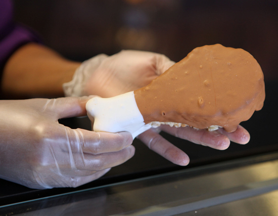 Rice Krispies Treat Shaped Like a Turkey Leg at Disney Parks