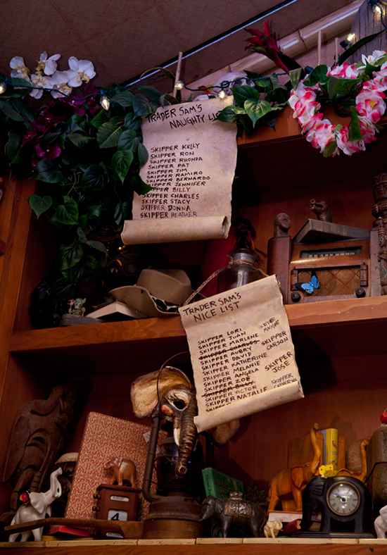 Mele Kaliki Tiki at Trader Sam’s Enchanted Tiki Bar at Disneyland Resort