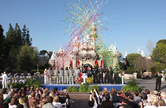 Rose Bowl Teams Wisconsin Badgers and Oregon Ducks Visit Disneyland Park