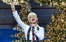 Christina Aguilera performs 'Have Yourself a Merry Little Christmas' at Disney’s Grand Californian Hotel & Spa.